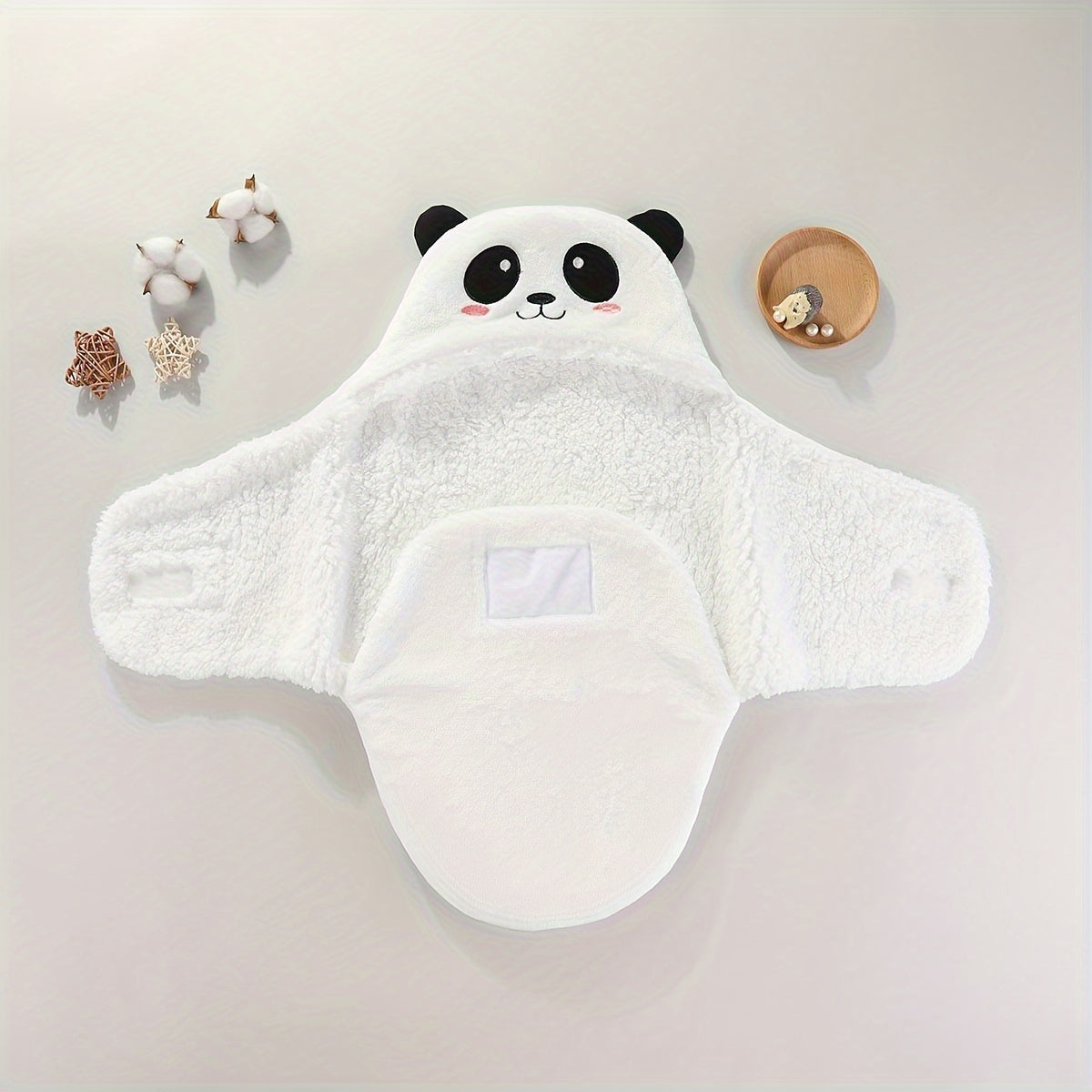 Warme Inbakerdoek en Slaapzak voor Pasgeboren Baby's - Zachte Flanellen Wikkeldeken voor Jongens en Meisjes - Ideaal als Kraamcadeau voor de Winter