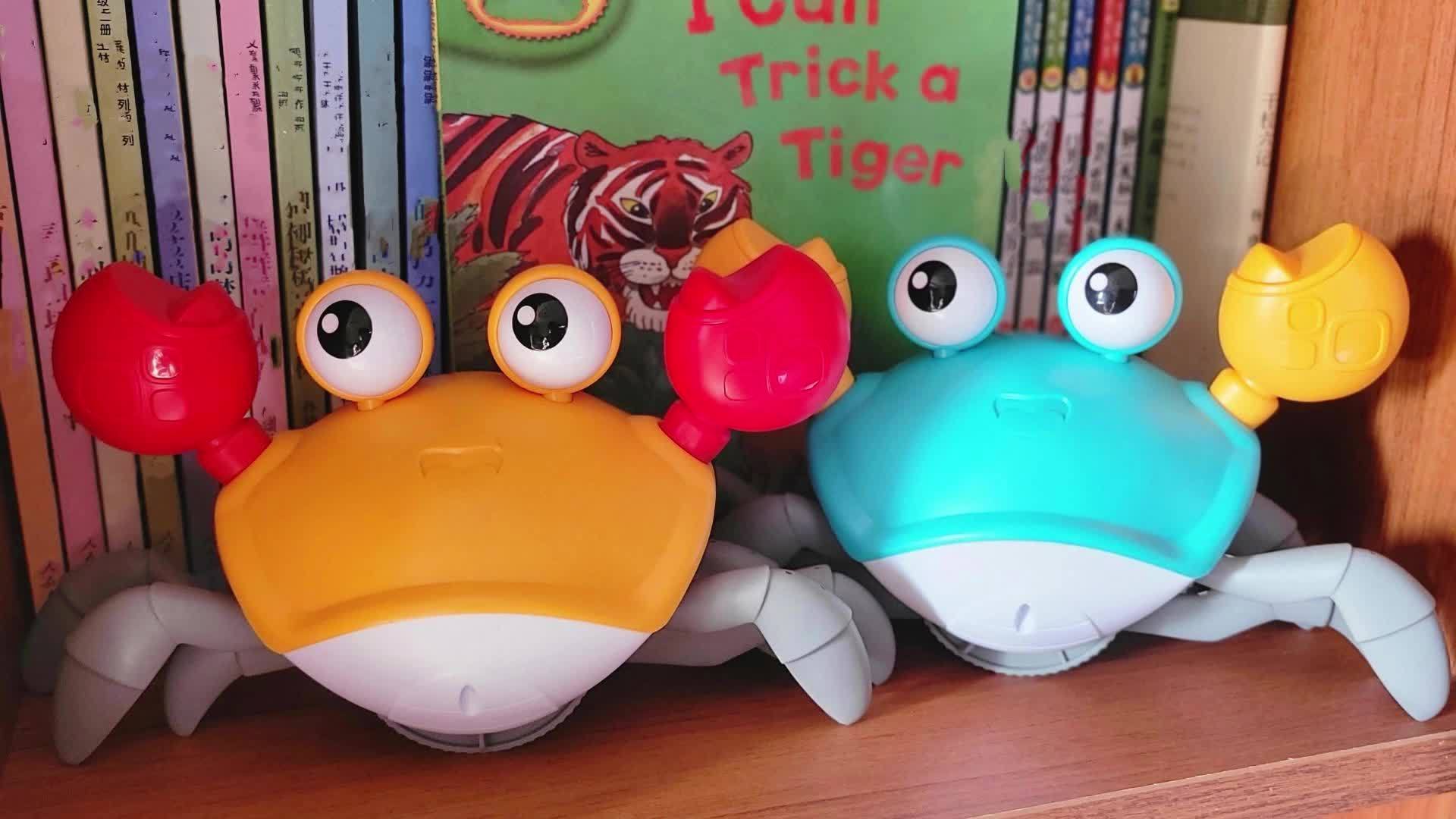 Interactieve Krab Speelgoed | Muziek, Licht & USB Oplaadbaar – Voor Jongens & Meisjes