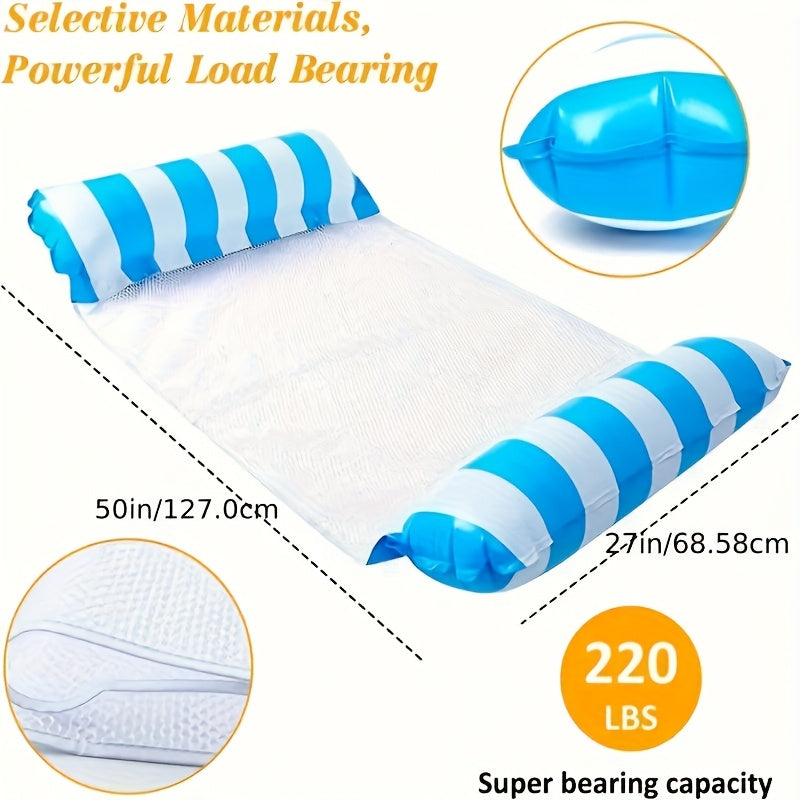 Opvouwbare Opblaasbare Ligstoel – Multifunctioneel PVC Drijfmatras voor Zwembad & Strand | Ontspanning voor Volwassenen