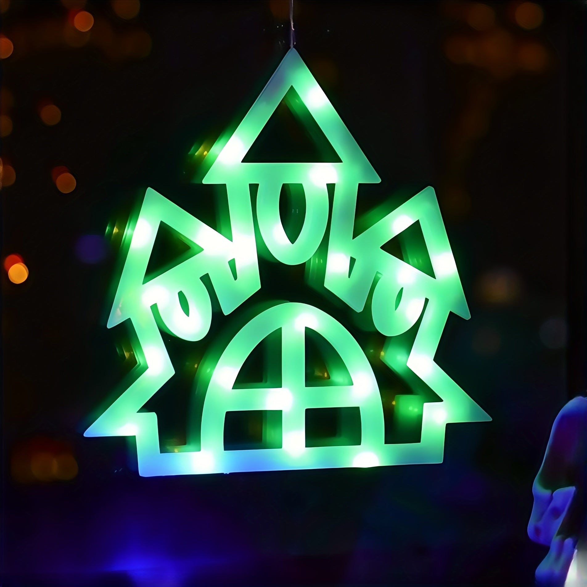 3 stuks Halloween LED lichtsnoer | Pompoen, huis & hoed decoratie, batterijen aangedreven