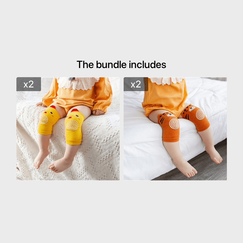 Baby Kruip Knie- en Elleboogbeschermers | Beenwarmer Kniebeschermers voor Comfortabele Ondersteuning voor Peuters van 0-3 Jaar
