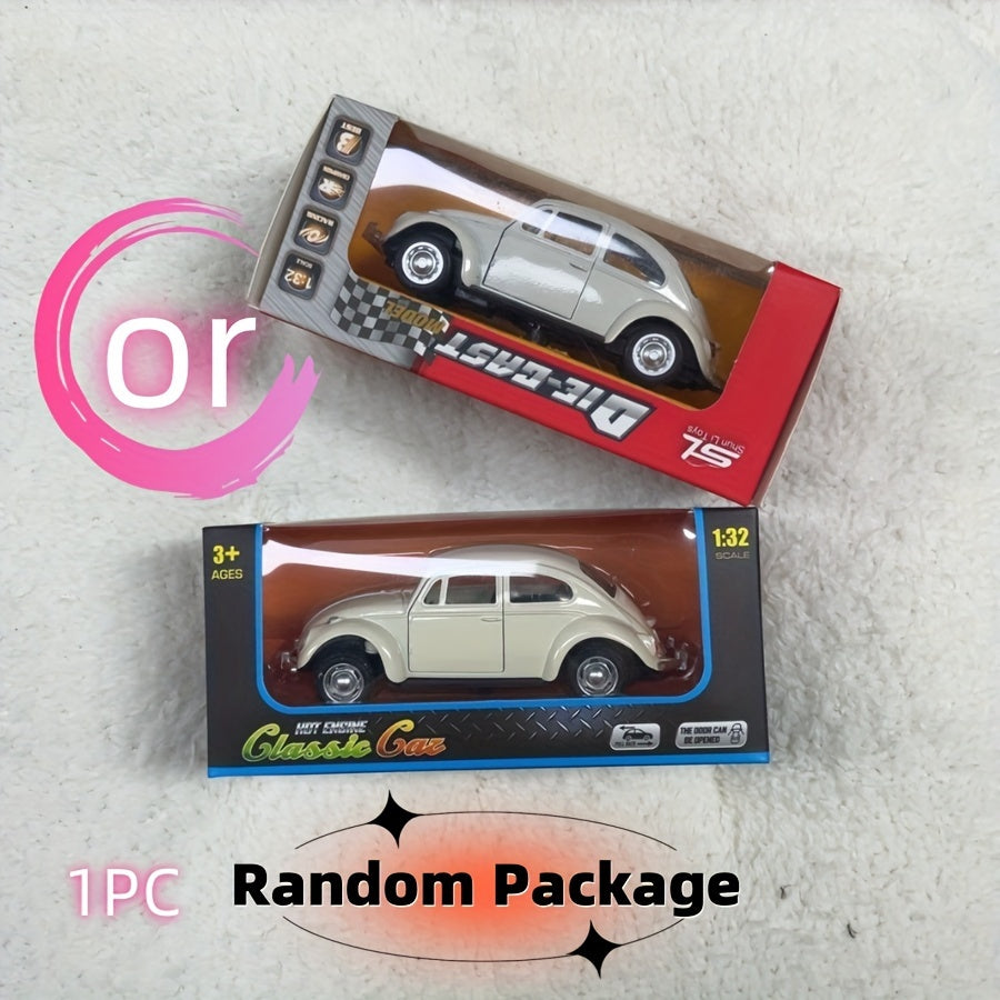 Klassieke speelgoedauto van metaal met openende deuren - Geschikt als Halloweencadeau.