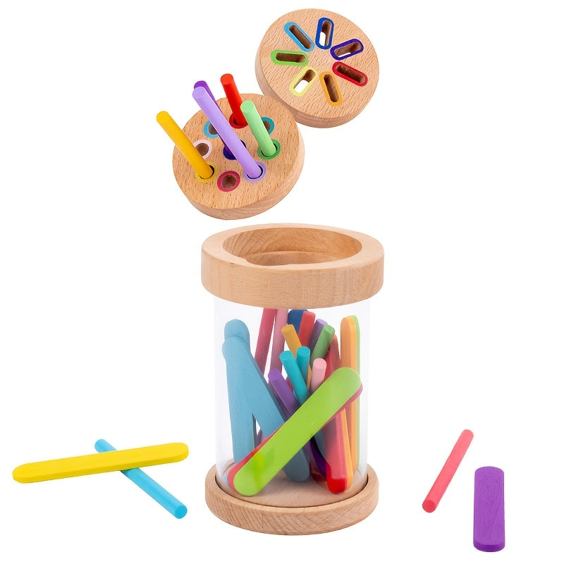 Houten Kleur & Vorm Sorteer Spel | Educatief IJsjes Matchingspel – Stimuleert Cognitieve Ontwikkeling & Leren door Spel