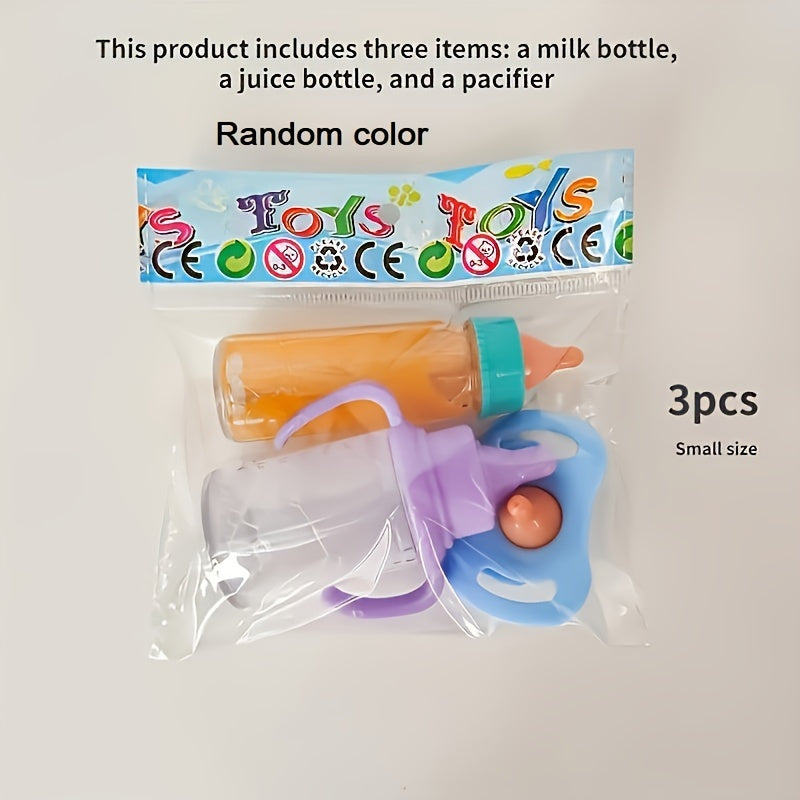 Verdwijnend Baby Pop Voedsel Set - Flessen en Fopspeen Speelgoed voor Babypoppen - Cadeau voor Kinderen