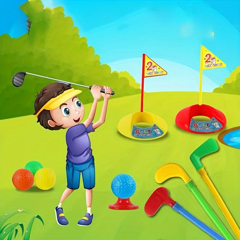 9-Delige Golfclubset voor Kinderen | Outdoor Sport Speelgoed voor Interactieve Leren & Beweging – Inclusief Ballen