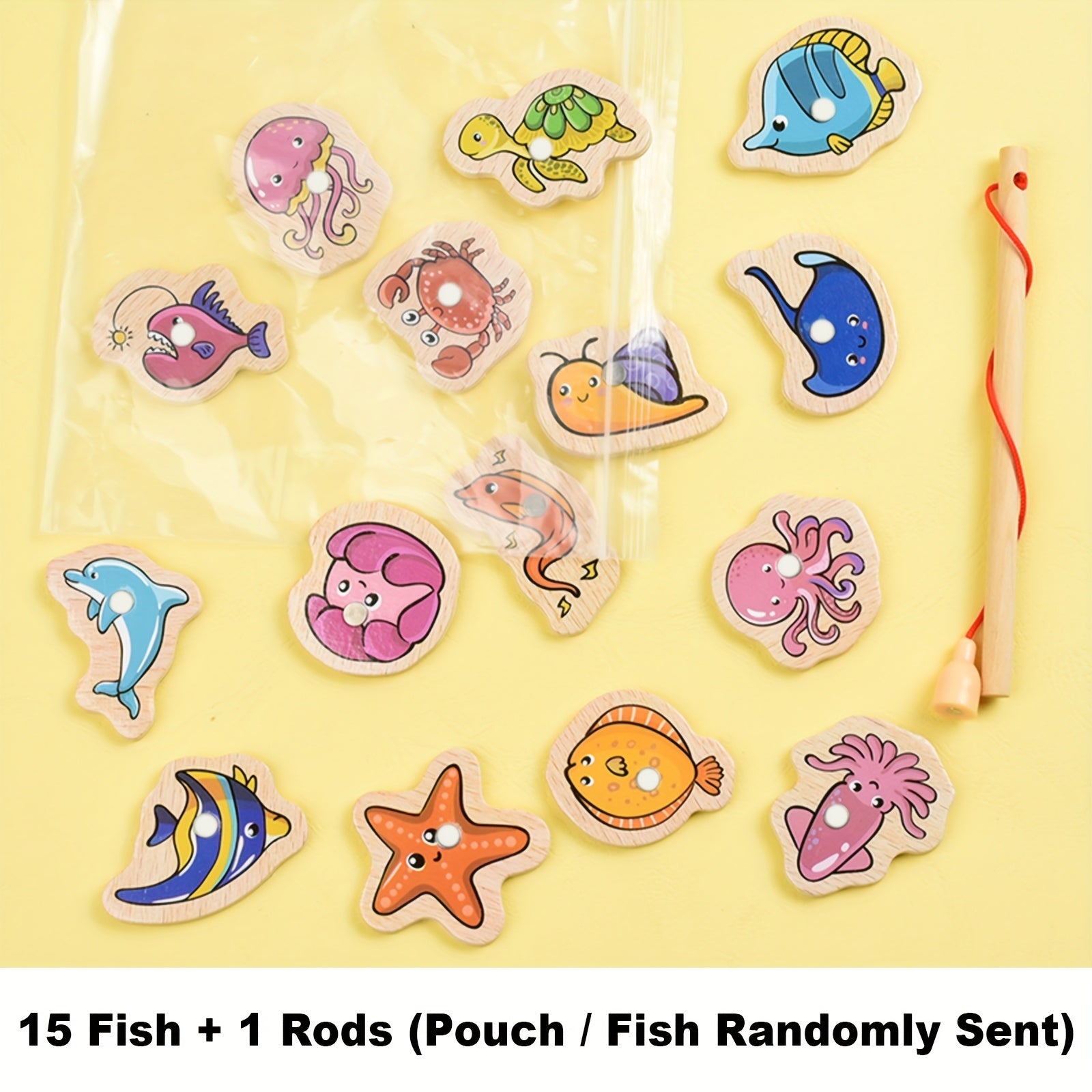 Magnetisch Houten Visspel | Educatief Speelgoed voor Kinderen