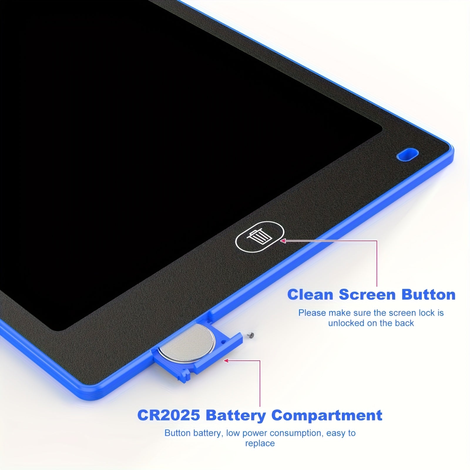 5-delig kleurentekenbord|Wissen met één klik – Creatief kinderspeelgoed