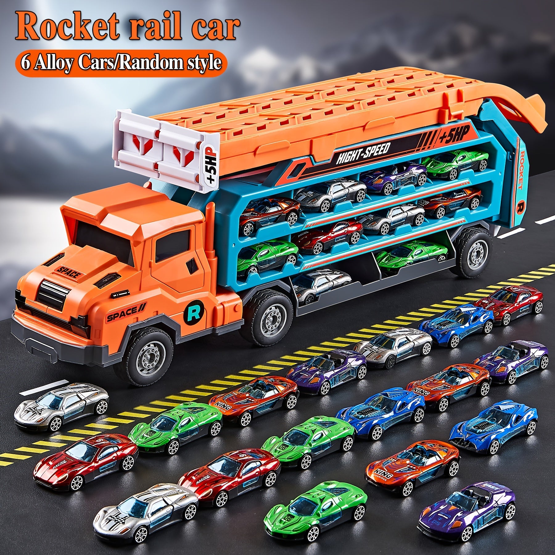 Transformeerbaar raketcircuit - Geweldig voor Halloween- en kerstcadeaus.