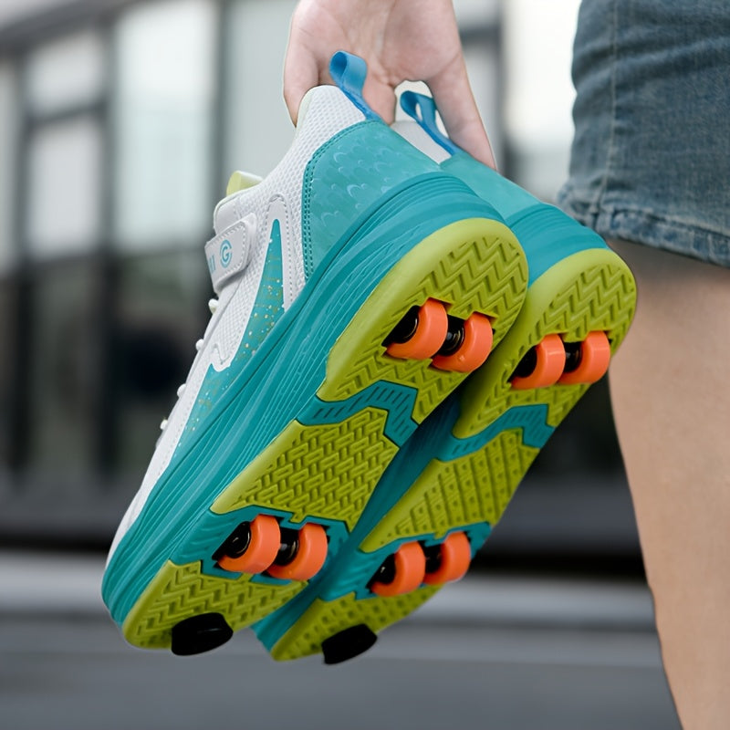 Jongens rolschaatsen - comfortabel met afneembare wielen & verbeterde afneembare remkop | outdoor skates