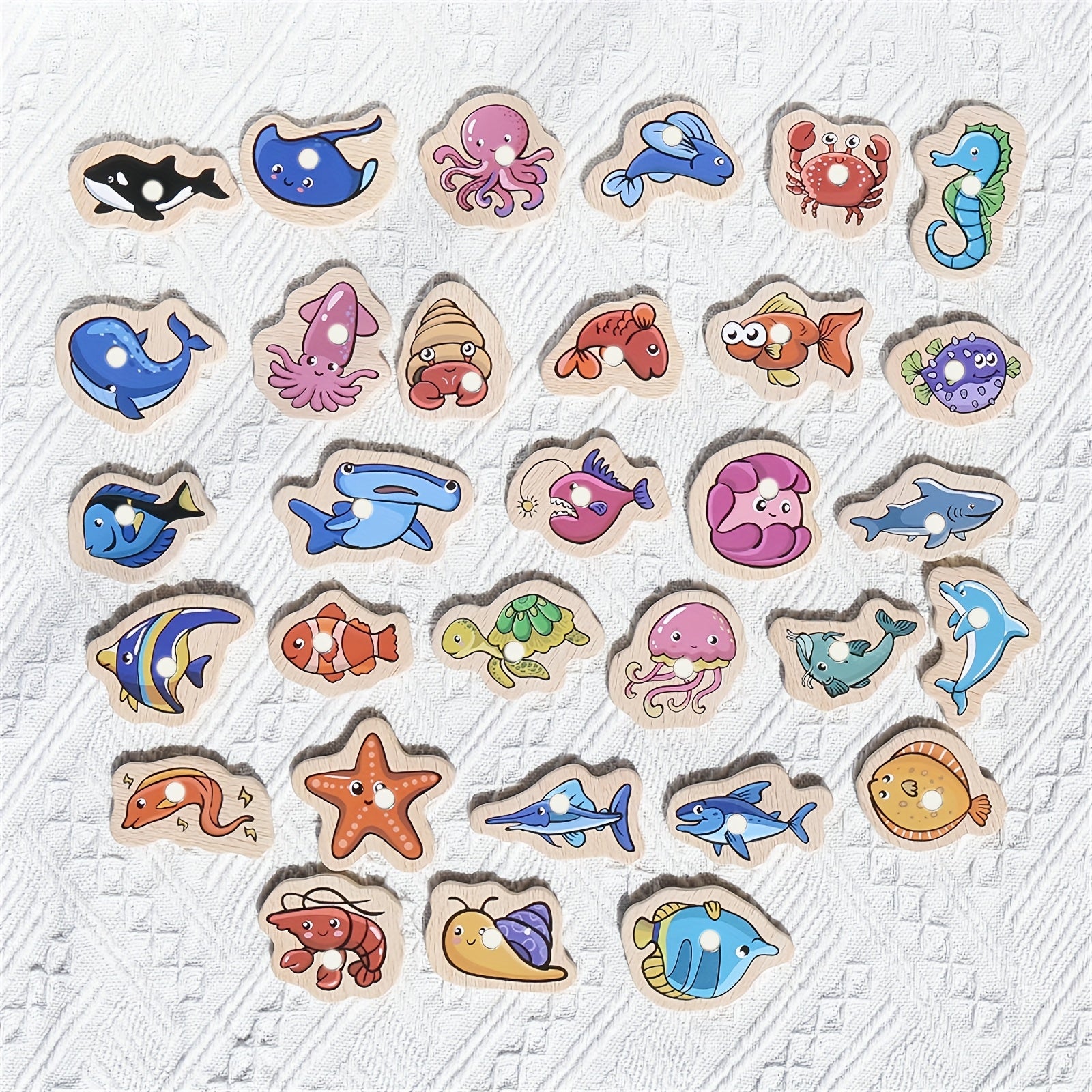 Magnetisch Houten Visspel | Kleurrijk Educatief Spel voor Kinderen