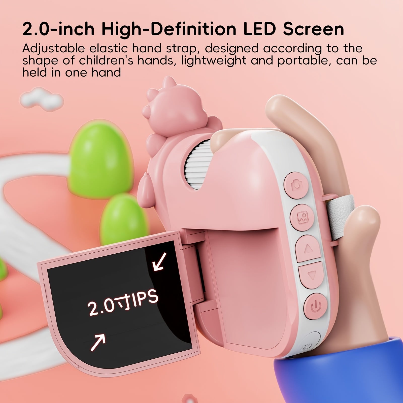 Microscoop voor Kinderen | 1000X Handheld Microscoop met 32GB SD-kaart, Educatief