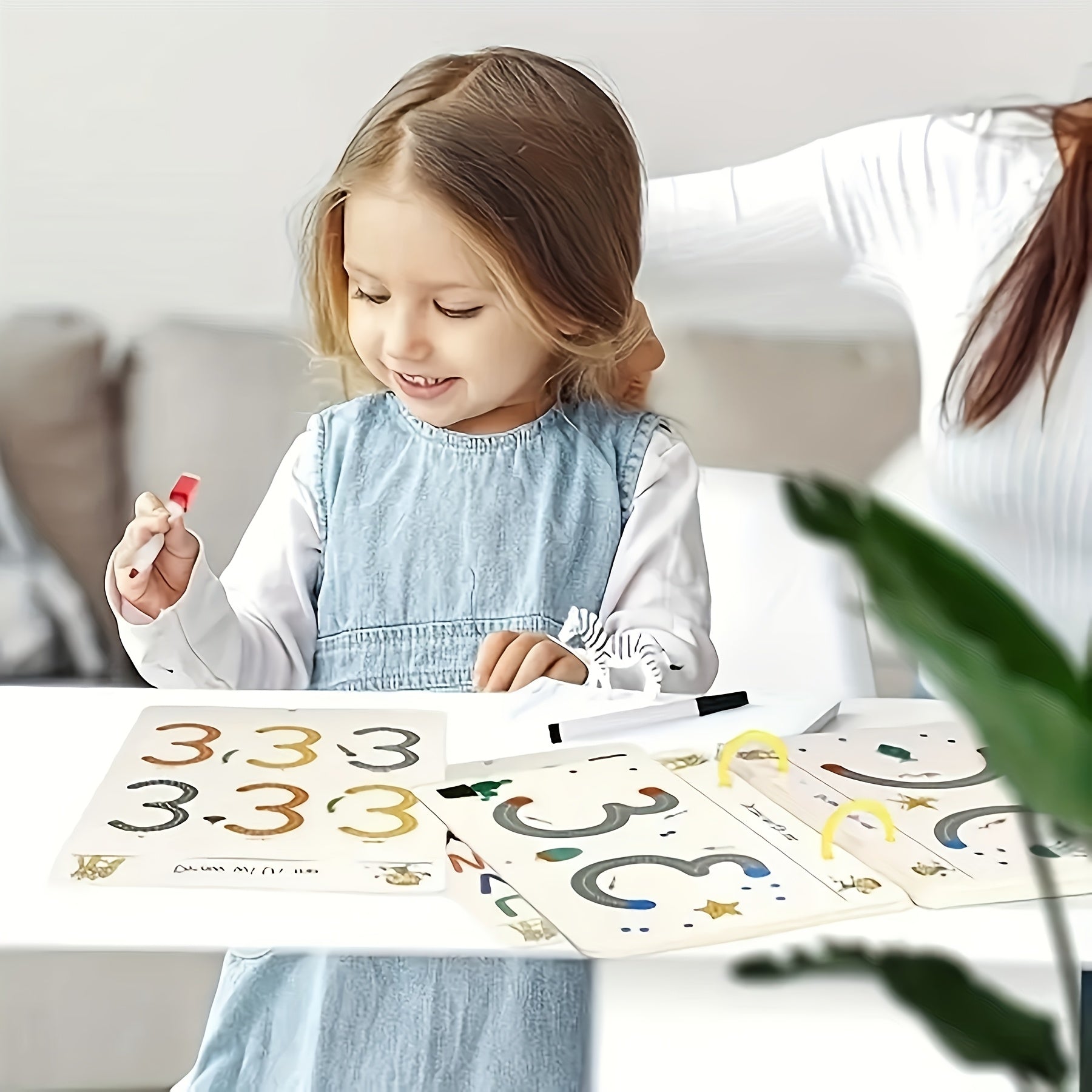 Herbruikbaar werkboek 36p | Educatief tekenboek + pennen