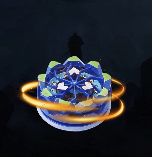 Vuurwerk Gyroscoop Speelgoed | Draaiend lichtgevend kinderspeelgoed