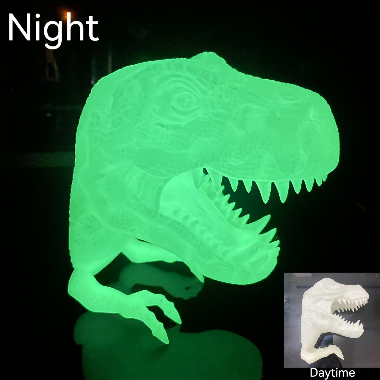 Stoere 3D Geprinte T-Rex Muurdecoratie voor Jongens en Mannen - Roze Dinosaurus Kunstwerk voor Kinderkamer, Kantoor of als Cadeau voor Vaderdag en Halloween