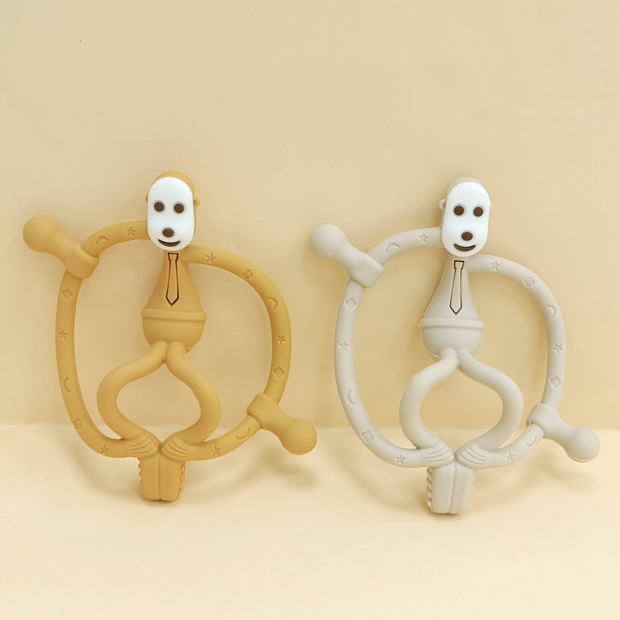 BPA-vrij Silicone Bijtspeelgoed voor Baby's (3+ Maanden) - Makkelijk Vast te Houden, Verkrijgbaar in 6 Kleuren