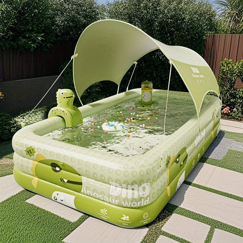 Opblaasbaar Rechthoekig Zwembad | Veilig & Opvouwbaar â Voor Kinderen & Volwassenen