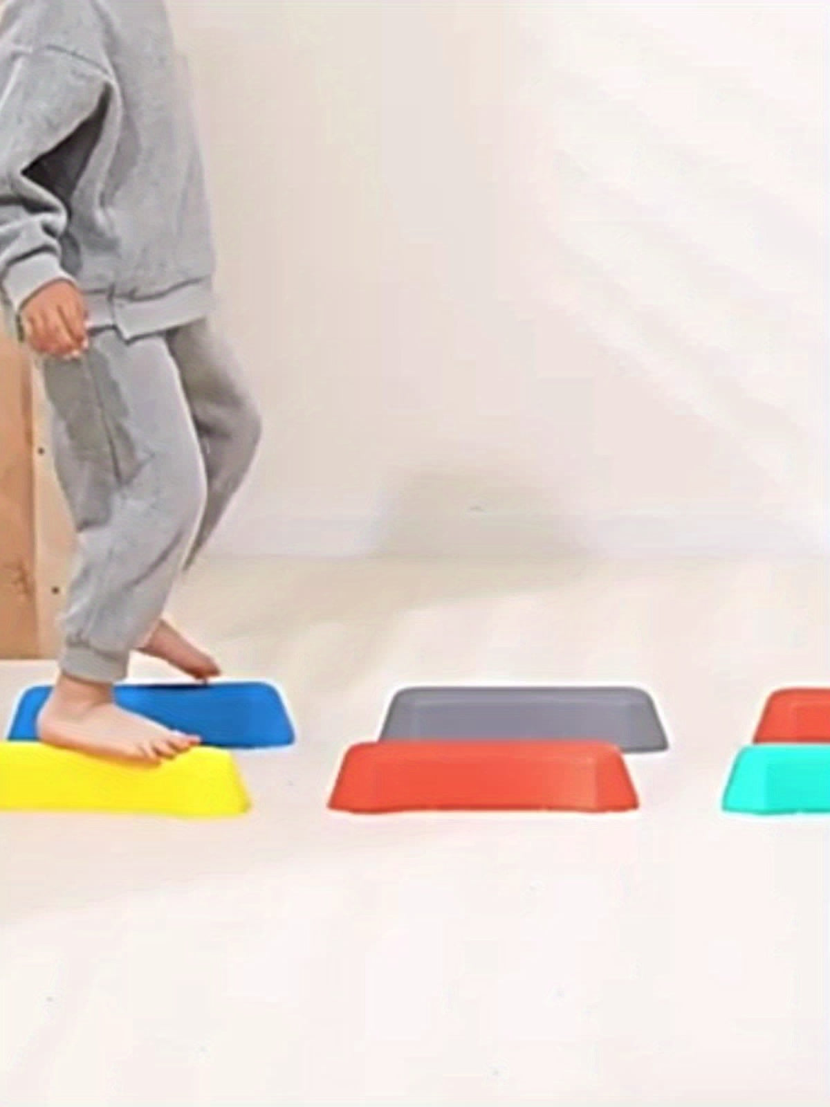 Balans Stapstenen Parcours voor Kinderen van 3-12 Jaar - 8 Stuks Buitenspeelgoed Set voor Jongens en Meisjes - Educatief Coördinatie Spel voor Binnen en Buiten