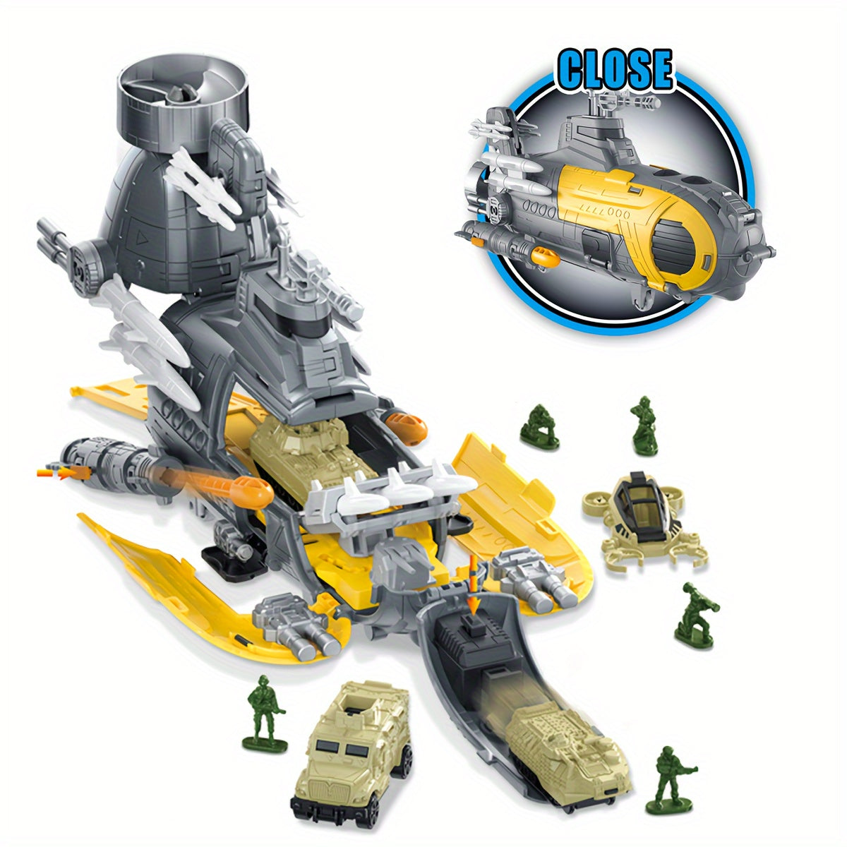 Onderzeeër Speelgoedset | Educatief Submarine Model 3-6 Jaar