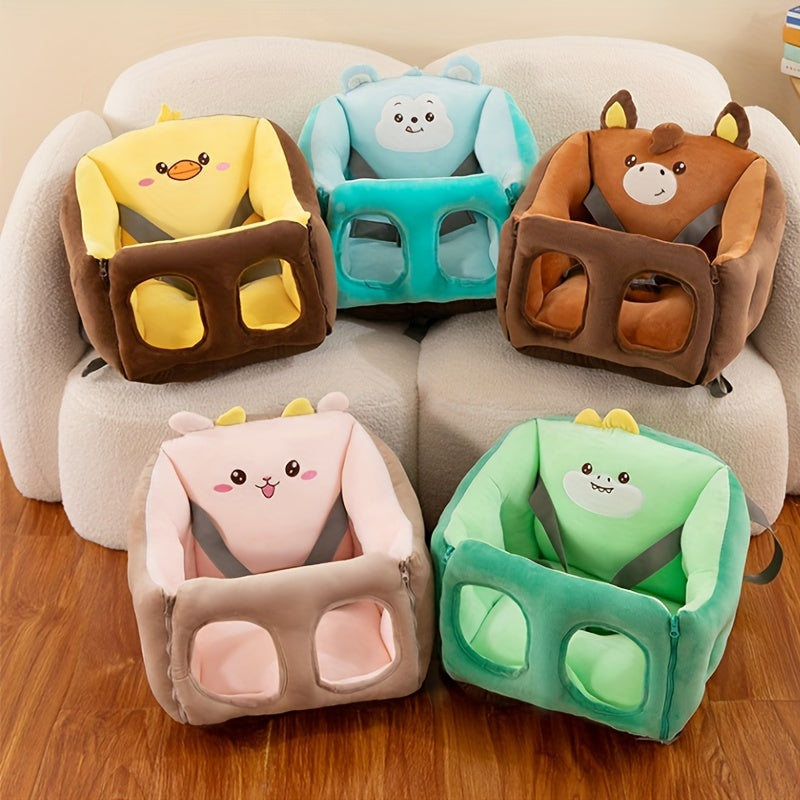 Cartoon Draagbare Baby Eetstoel | Multifunctionele Baby- en Kindkruk Voor Leren Zitten Sofa