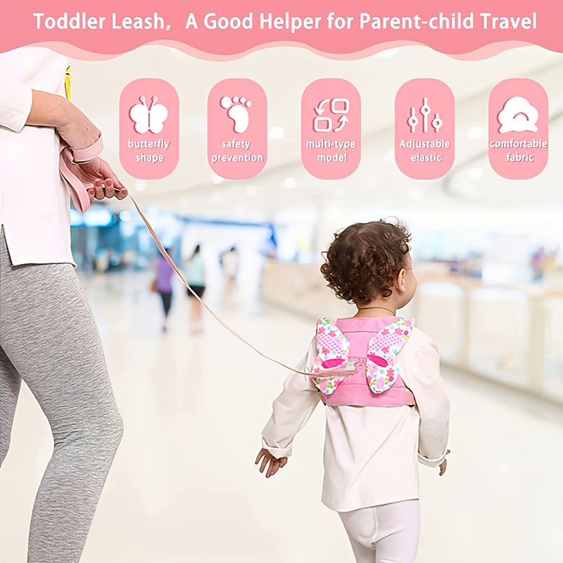 Roze harnas riem meisjes | 2-in-1 anti-verlies veiligheidsgordel