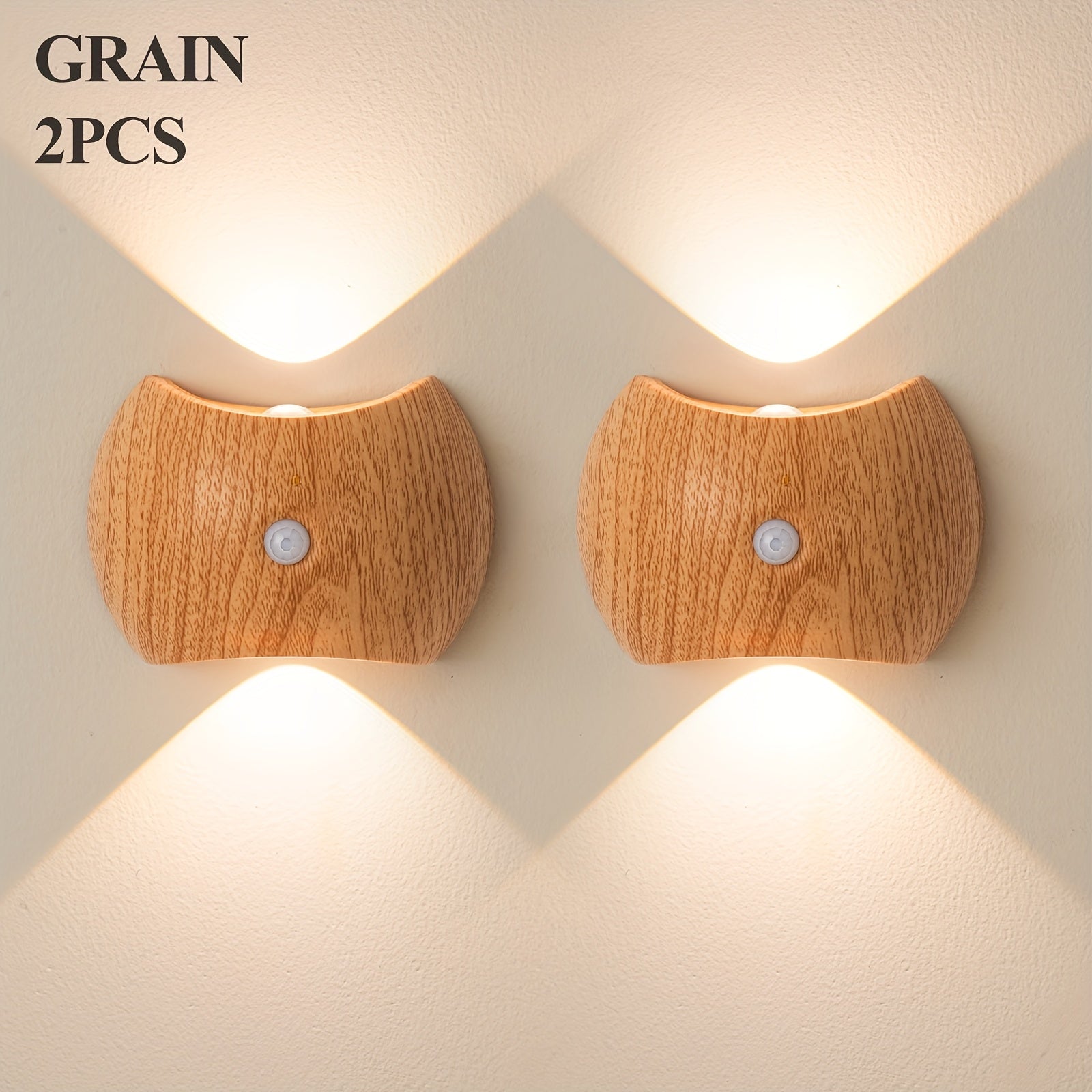 Slimme LED nachtlamp sensor | Oplaadbaar trap- & slaapkamerlamp