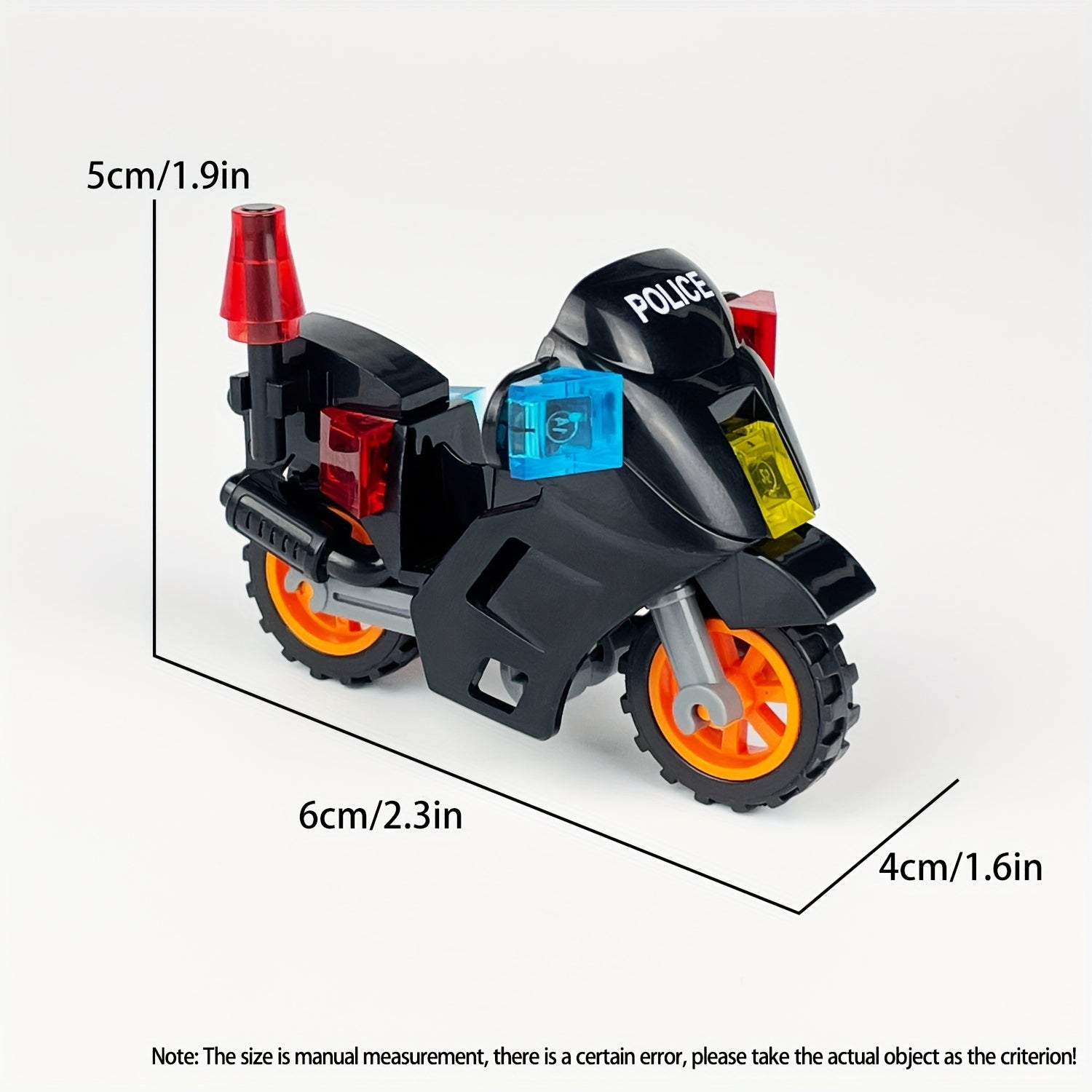 Zwarte ABS Motorfiets Bouwset | Decoratief Model, Perfect voor Feestelijke Cadeaus|Constructiespeelgoed