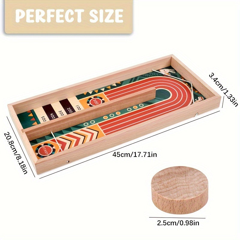 Houten Katapult Schaakspel | U-vormig 2-Speler Tafelspel, Educatief en Interactief, Leuk Cadeau