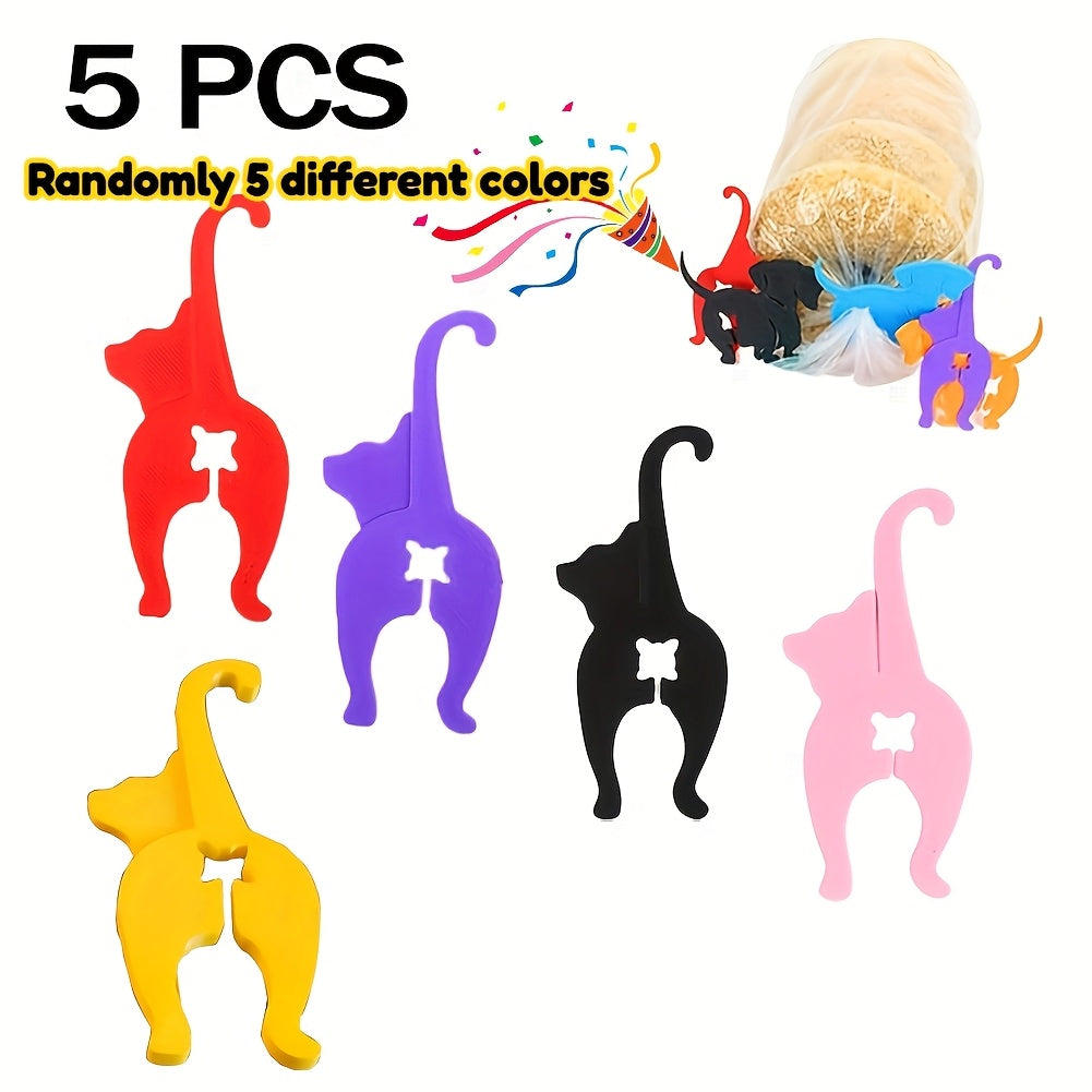 5 herbruikbare sluitclips | Keuken zakafdichters