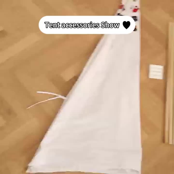 Wigwam Speeltent Kinderen 135cm | Eenvoudige Opbouw – Houten Stokken – Indoor & Outdoor Rollenspel Tent