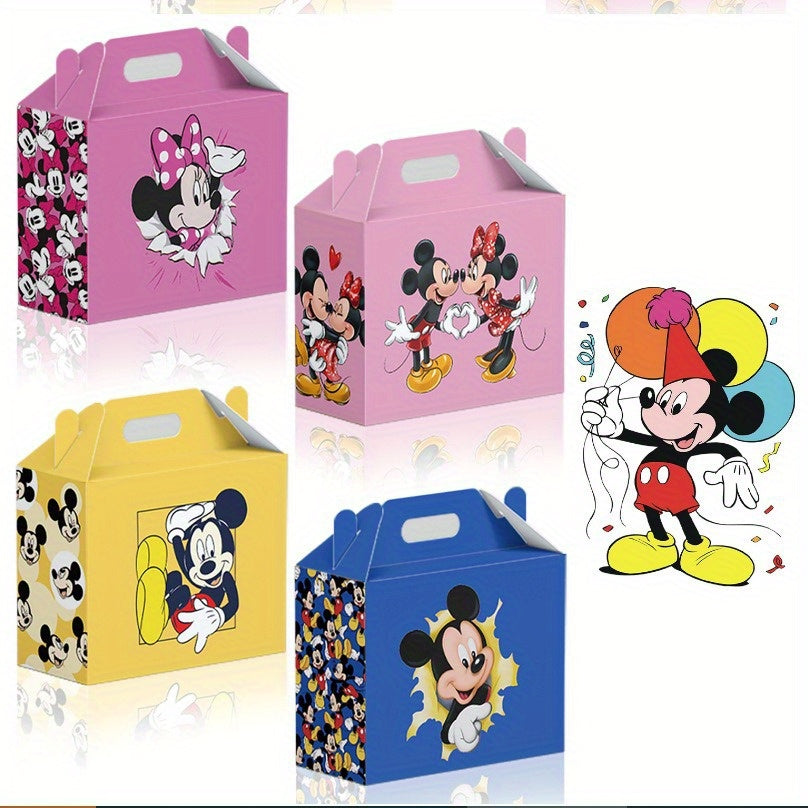 Kartonnen Snoepdoos Mickey & Minnie Thema | Feestdoosjes voor Verjaardag, Valentijn & Nieuwjaar | Party Decoratie