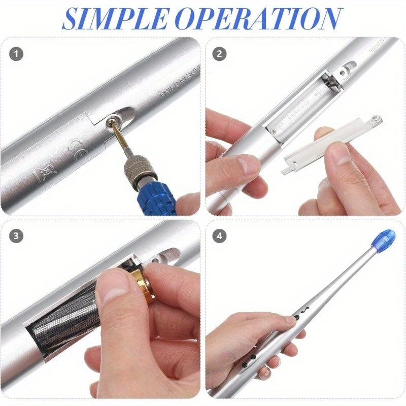 Ritme Drumstokken Speelgoedset voor Kinderen - Zilveren Air Percussie Stokken voor Jongens en Meisjes - Leuk Cadeau voor Feestjes, Halloween en Kerstmis (Maakt GEEN Geluid)