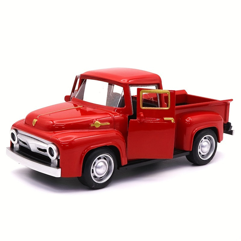 Vintage truck 1:32 van legering - Speelgoed voor kinderen, cadeau voor Kerstmis en Halloween.