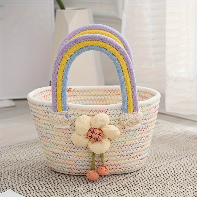 Rainbow Gift Basket - Perfect for Keepsakes, Weddings, Showers & Birthdays