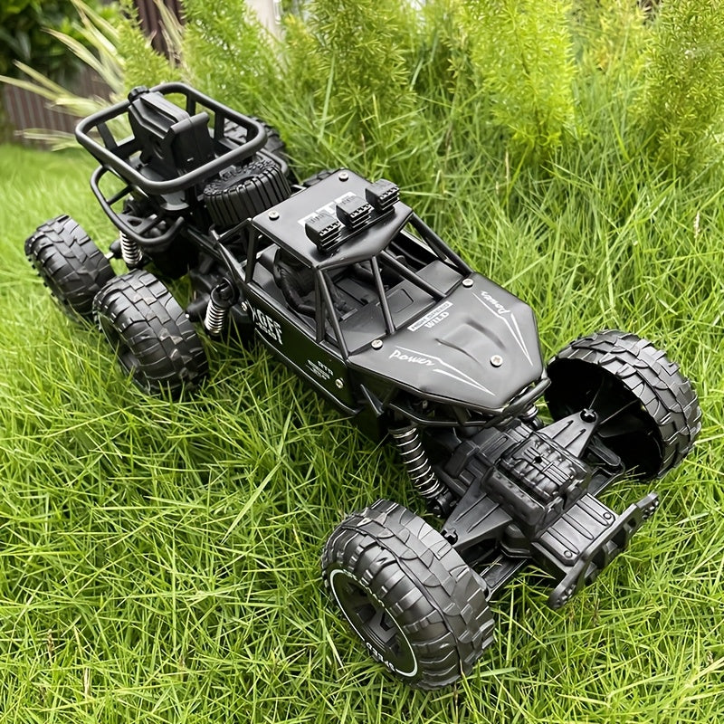 RC Off-road Klimauto met Zes Wielen voor Kinderen vanaf 3 Jaar - 4WD Bestuurbare Terreinwagen met Schokdempers - Verjaardagscadeau voor Jongens en Meisjes