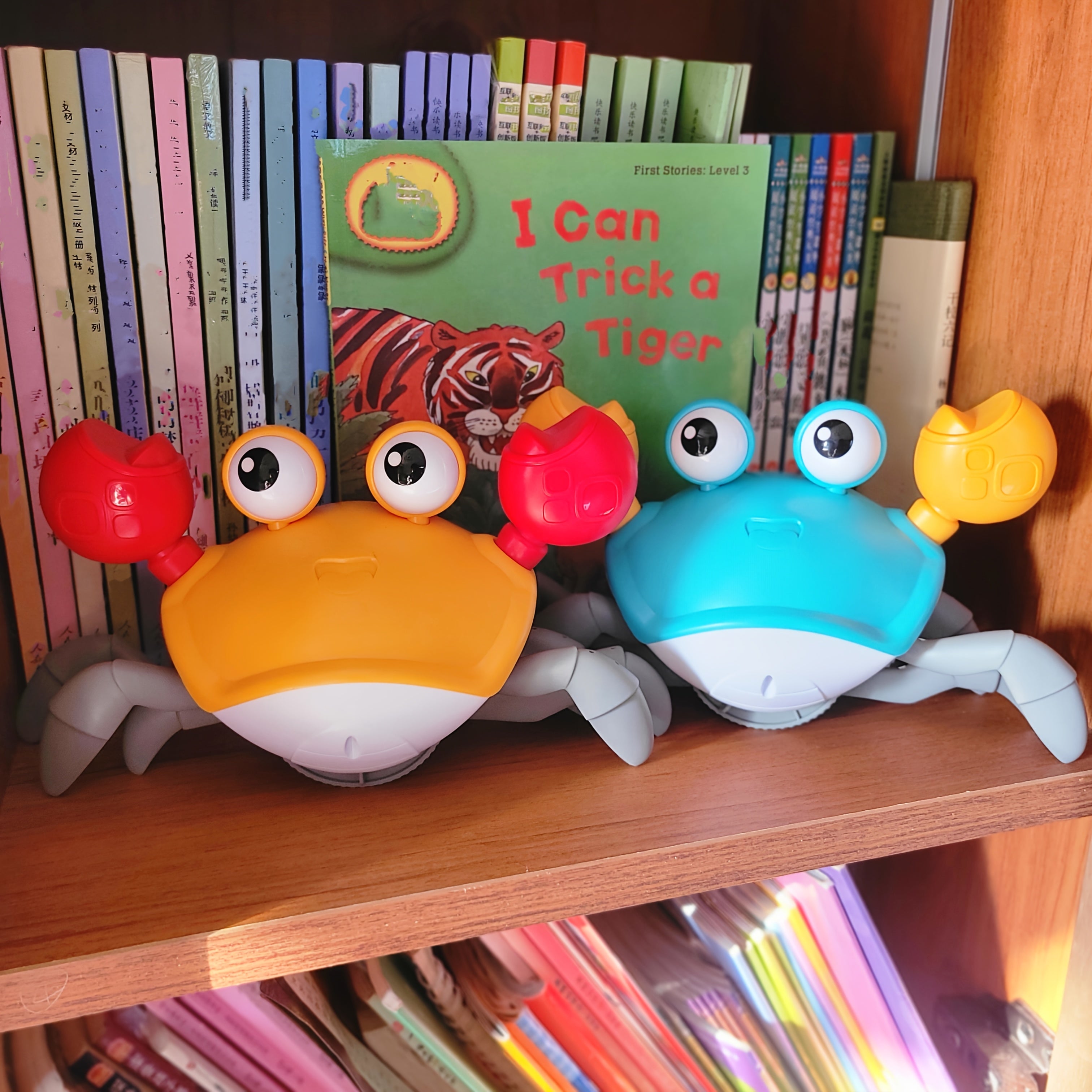 Interactieve Krab Speelgoed | Muziek, Licht & USB Oplaadbaar – Voor Jongens & Meisjes