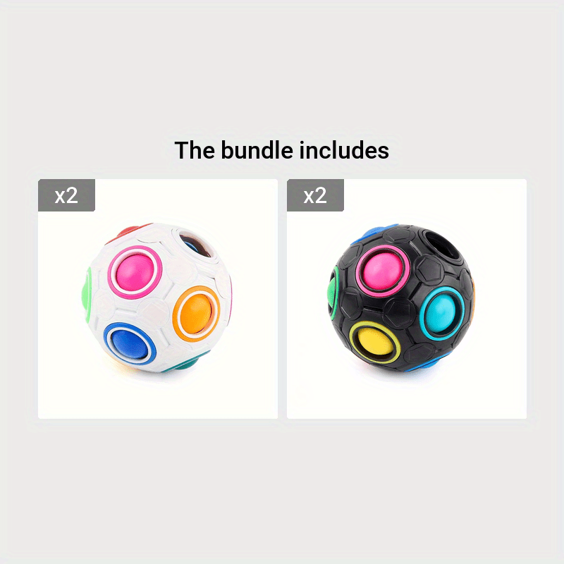 Candy Regenboog Drukblokken | 12-Gaats Sensorisch Speelgoed | Kerstcadeau