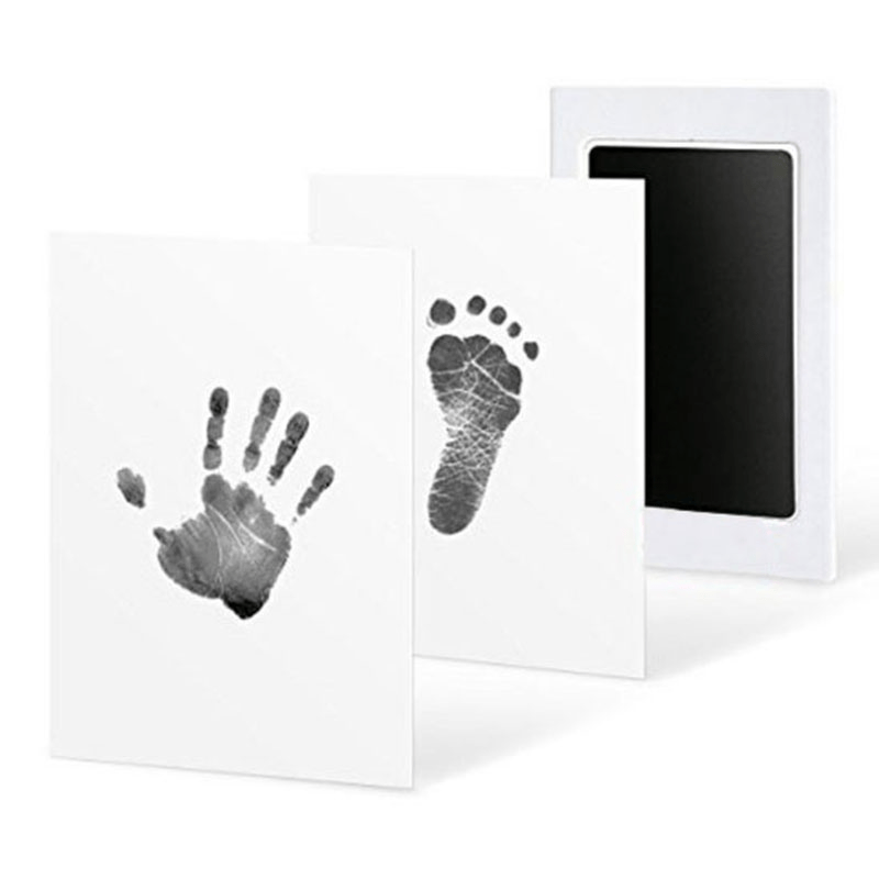 Gepersonaliseerde Baby Handafdruk & Voetafdruk Kit | Doe-Het-Zelf Kunst Craft Hand & Voetafdruk Mallen voor Herinneringen met Eenvoudige Gebruikershandleiding