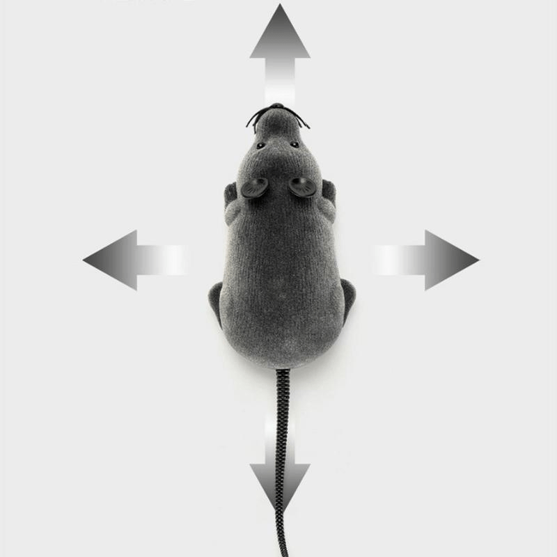 Draadloze afstandsbediening muis | Interactief speelgoed voor katten en honden, radiogestuurd dier