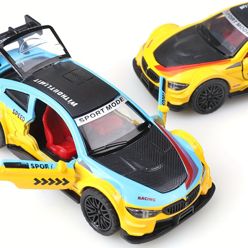 1:36 raceauto van metaal - Decoratief en ideaal als Halloweencadeau.