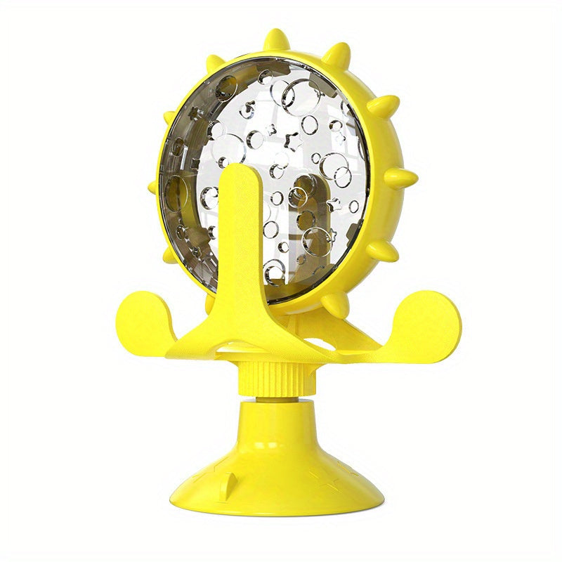 IQ Verhogende Katten Voederpuzzel | Mentale Stimulatie & Langzaam Voederen met Geluid van een Bel voor Interactief Huisdierenspeelgoed