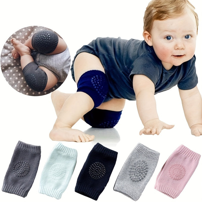 1 Paar Zachte Elastische Knie- en Elleboogbeschermers voor Baby's | Antislip Veiligheidsbescherming en Beenbeschermende Kniebeschermers voor 1-3 jaar