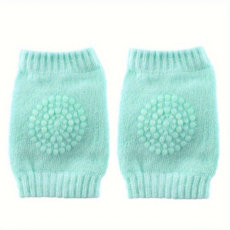1 Paar Zachte Elastische Knie- en Elleboogbeschermers voor Baby's | Antislip Veiligheidsbescherming en Beenbeschermende Kniebeschermers voor 1-3 jaar
