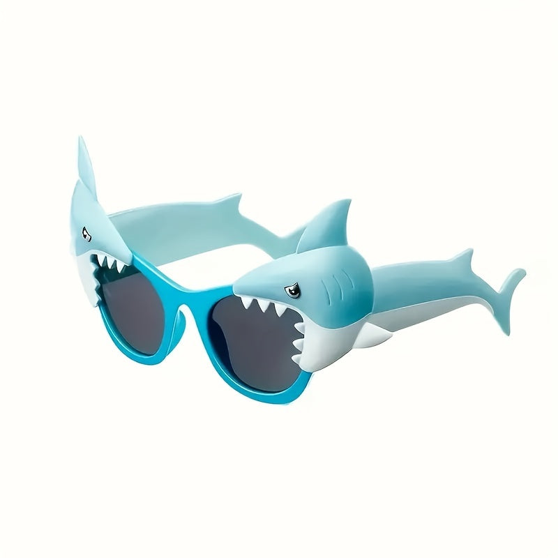 6x Haai-Thema Zonnebrillen – Leuke Strand & Pool Party Accessoires | Duurzaam PC-materiaal