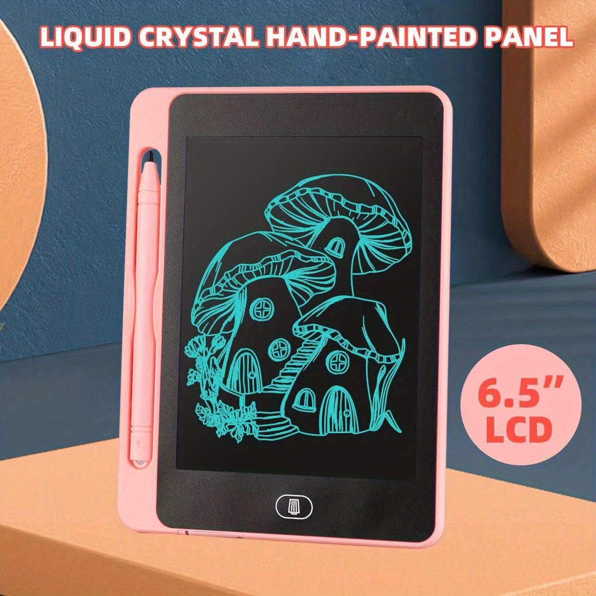 6.5" LCD Teken Tablet | Kleurenscherm | Educatief Doodle Bord | Voor Jongens & Meisjes | Halloween, Kerstcadeau