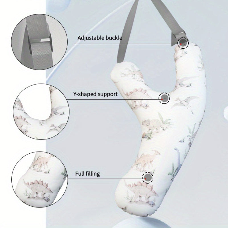 Autogordel slaapkussen | Y-vormig reis kussen met verstelbare band voor auto & trein