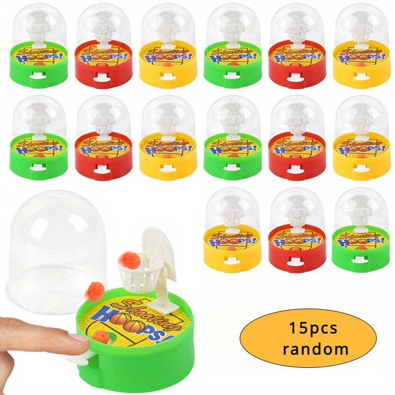 15 Stuks Mini Basketball Vingershoot Spel | Perfect voor Verjaardagsfeestjes van Jongeren & Piñata Vullers