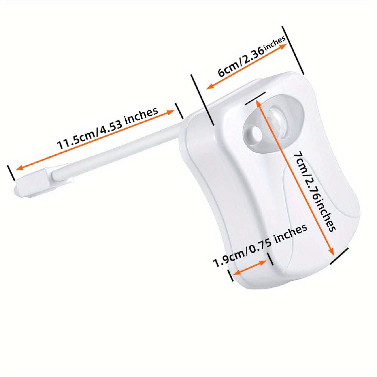 2 Stuks Toiletlamp met Bewegingssensor | LED WC Nachtlampje 16 Kleuren, instelbare helderheid