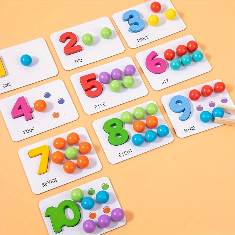 49-delige Houten Educatieve Set | Dierpuzzels en Kleurenherkenning Speelgoed