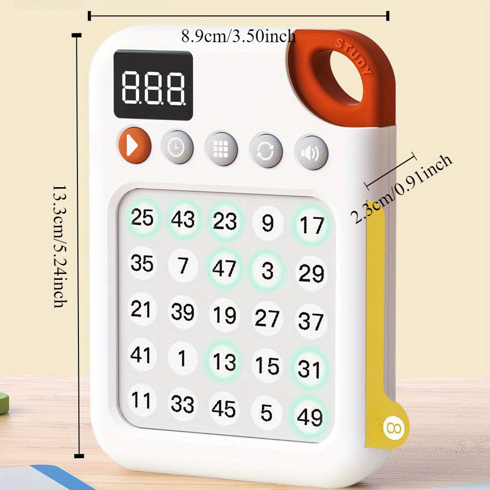 Interactief Schulte Grid Speelgoed | Geheugen & Focus Training | 6–8 Jaar | Educatief