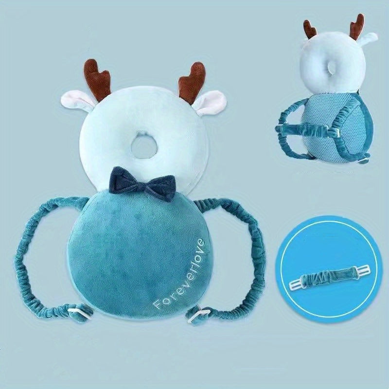 Baby hoofdkussen | Antival zacht polyester hoofdbeschermer, ademende wandelkussen voor 0-3 jaar